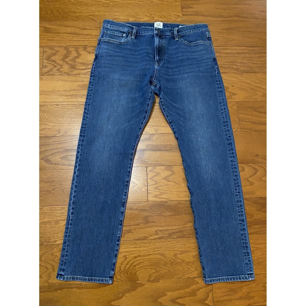 Flint And Tinder Tapered Fit Jeans Mens 36x32 Blue Stretch Denim Medium Wash